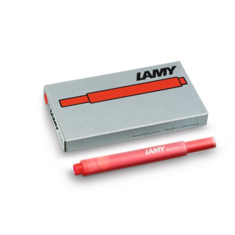 Naboje Lamy T10 5szt czerwone